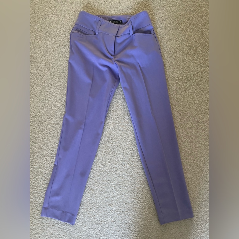 New York & Company Lavender Straight Leg Pants